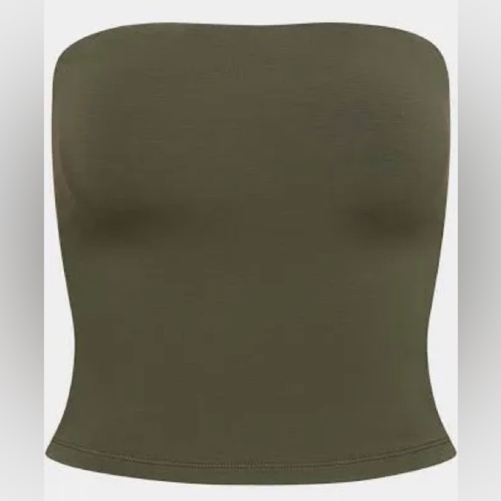 Aritzia Olive Green Women's Tube Top